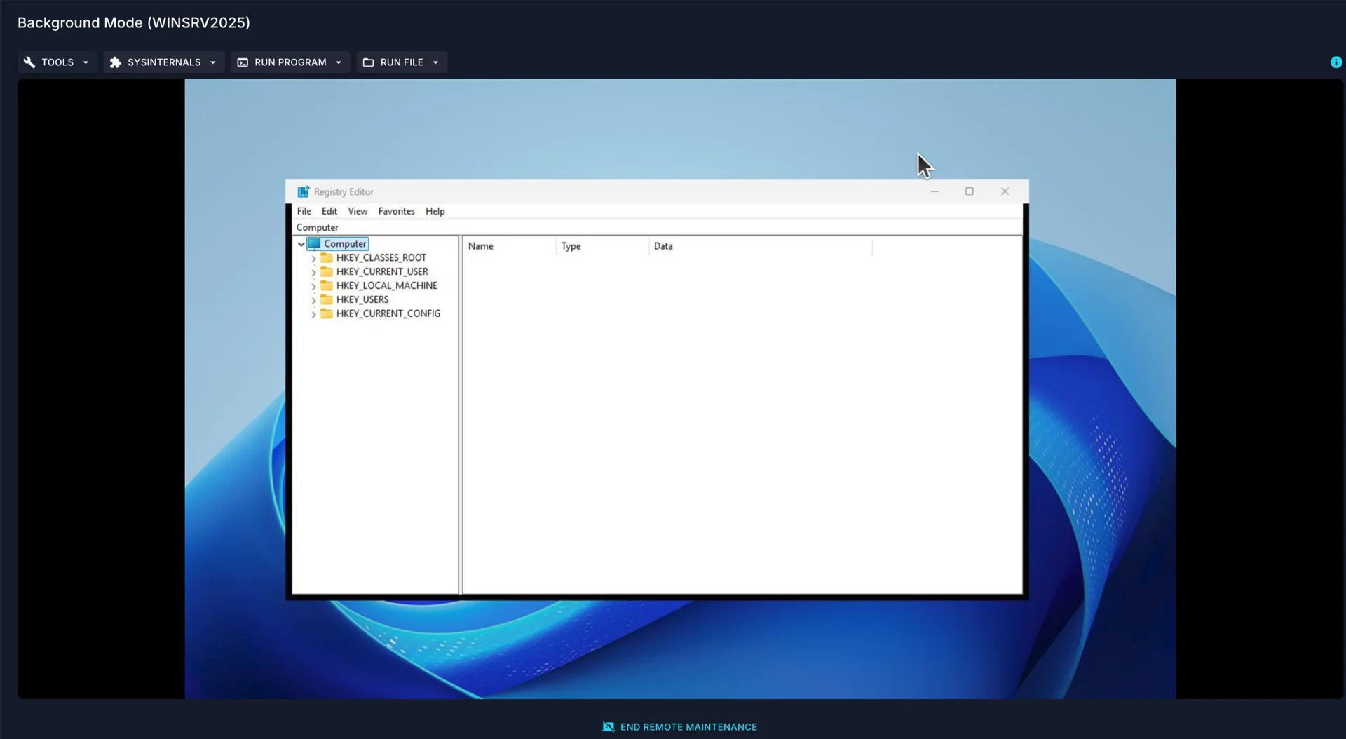 Background Mode (Windows)