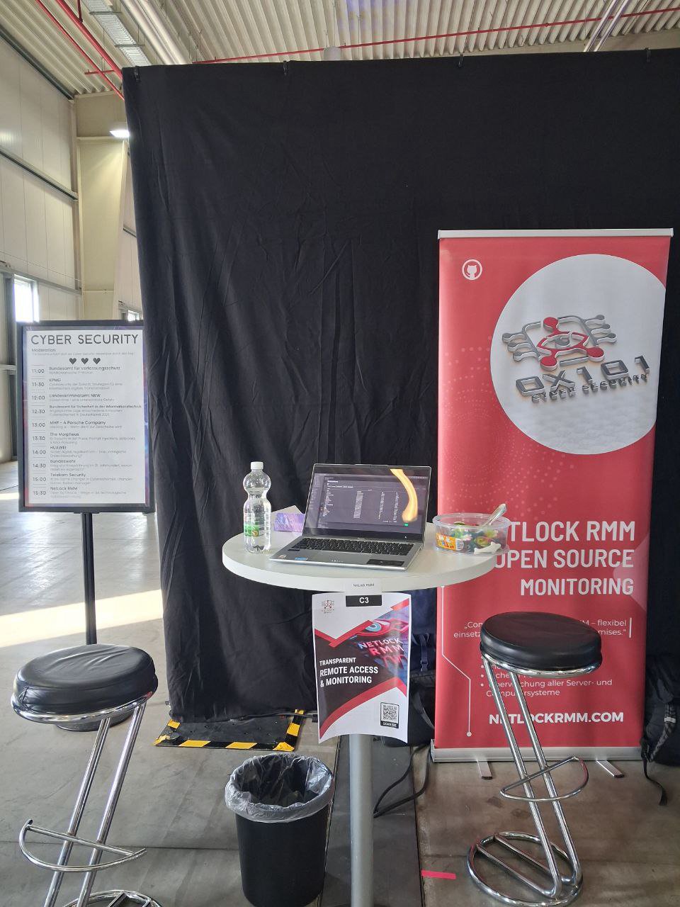 NetLock RMM Stand at Cyber Security Conference